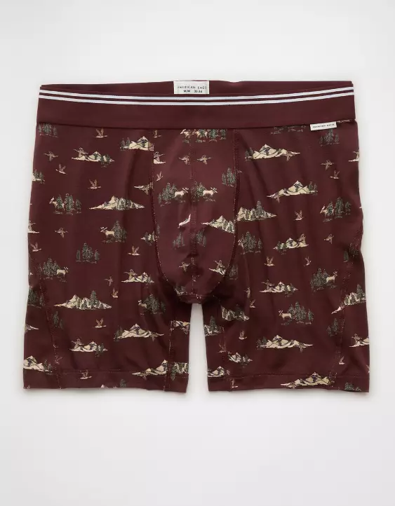 AEO Men's Woodlands 6" Ultra Soft Boxer Brief - Image 3