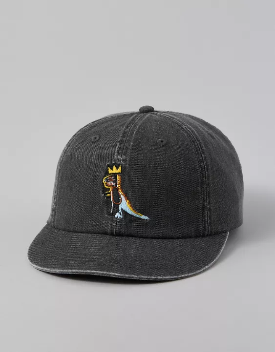 AE Embroidered Basquiat Dad Baseball Hat - Image 3