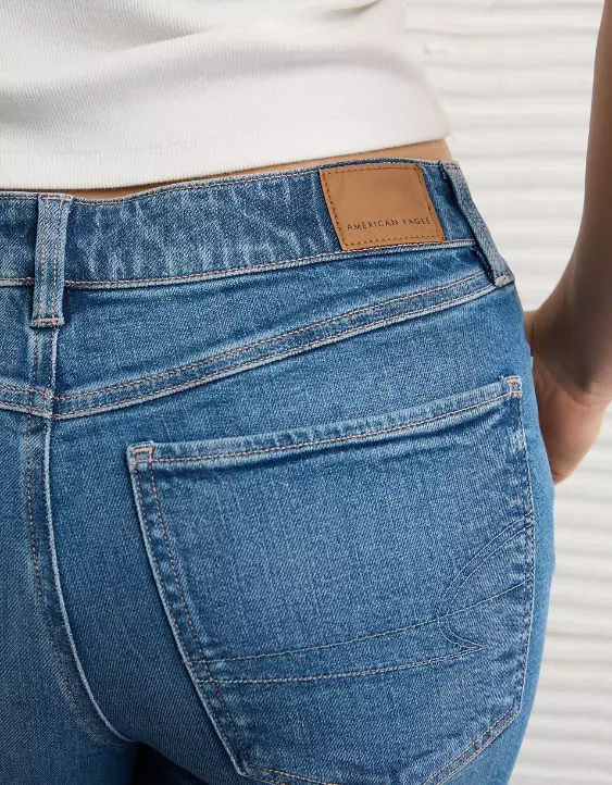 AE Stretch High-Waisted Flare Jean - Image 6