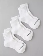 AE Quarter Crew Socks 3-Pack