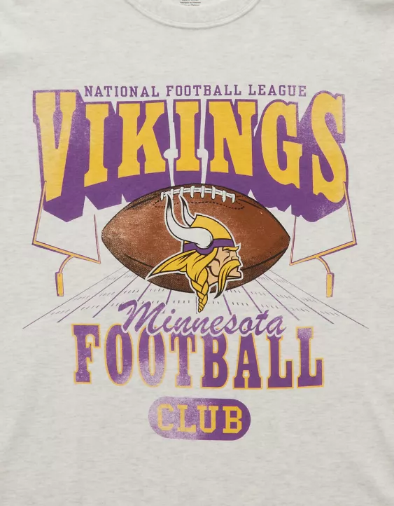NFL Boxy Minnesota Vikings Graphic T-Shirt - Image 6