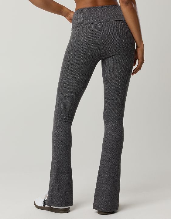OFFLINE By Aerie Jacquard Twill Mini Flare Legging - Image 3