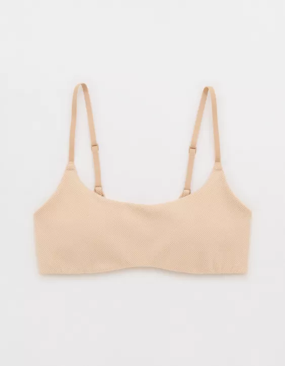 OFFLINE By Aerie Jacquard Twill Curved Band Sports Bra - Image 3