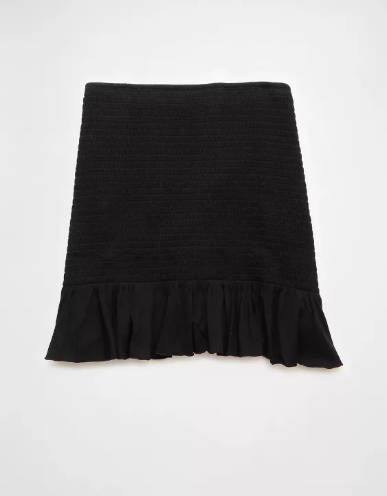 AE Sunchaser Knit High-Waisted Smocked Mini Skirt - Image 3