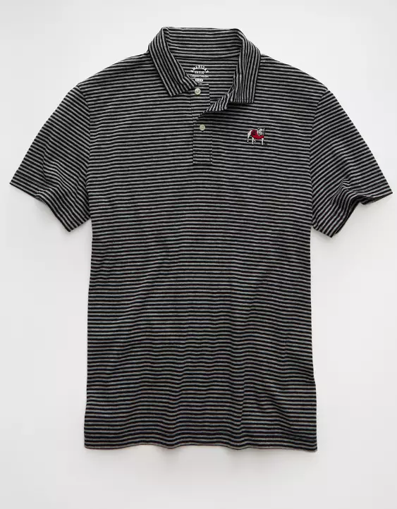AE 24/7 Georgia Bulldogs Graphic Club Polo Shirt - Image 3