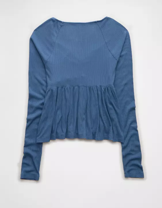 AE Soft & Sexy Babydoll Cinched T-Shirt - Image 4