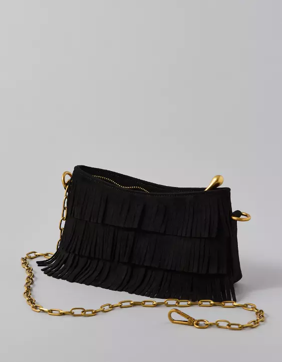 AE Fringed Baguette Bag - Image 3