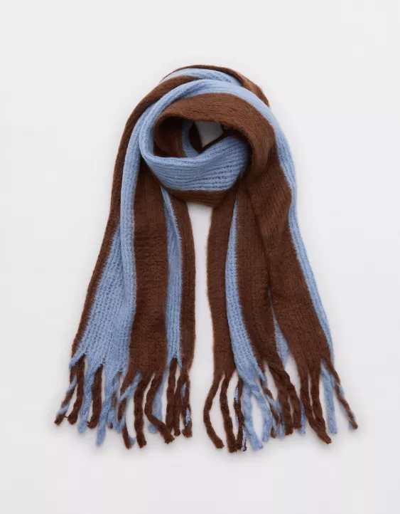 Aerie Fuzzy Knit Scarf - Image 2