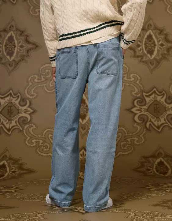 AE x Tru Kolors Pleated Denim Trouser - Image 2