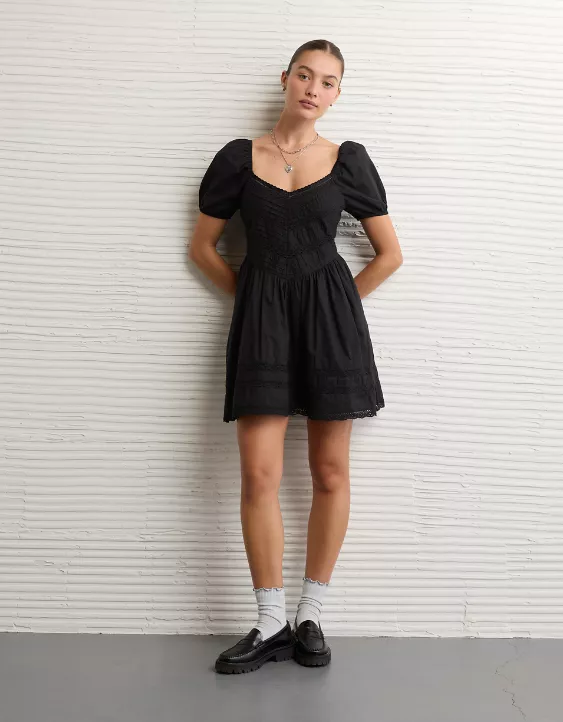 AE Bella Puff Sleeve Mini Dress - Image 5