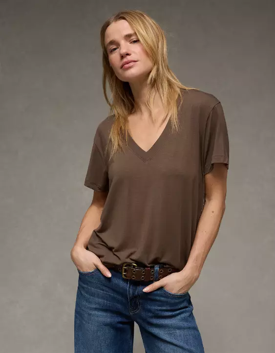 AE Soft & Sexy V-Neck T-Shirt - Image 6