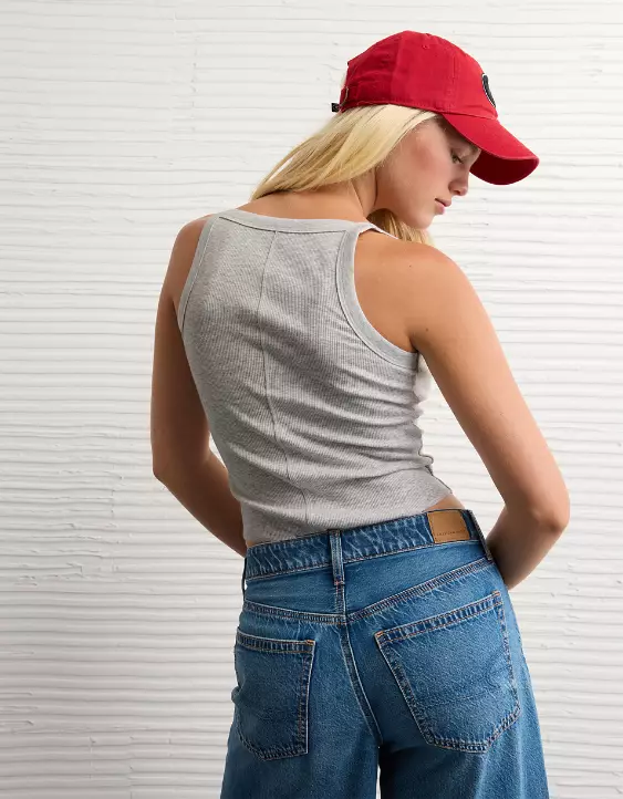 AE Georgia Bulldogs Graphic Notch Neck Tank Top - Image 2