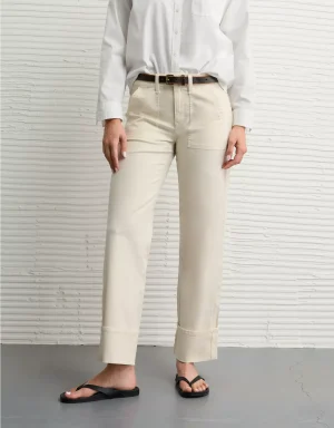 AE Stretch High-Waisted Utility Stovepipe Pant
