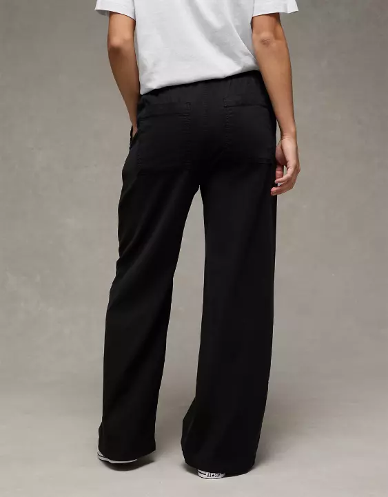 AE Mid-Rise Wide-Leg Pull-On Pant - Image 2