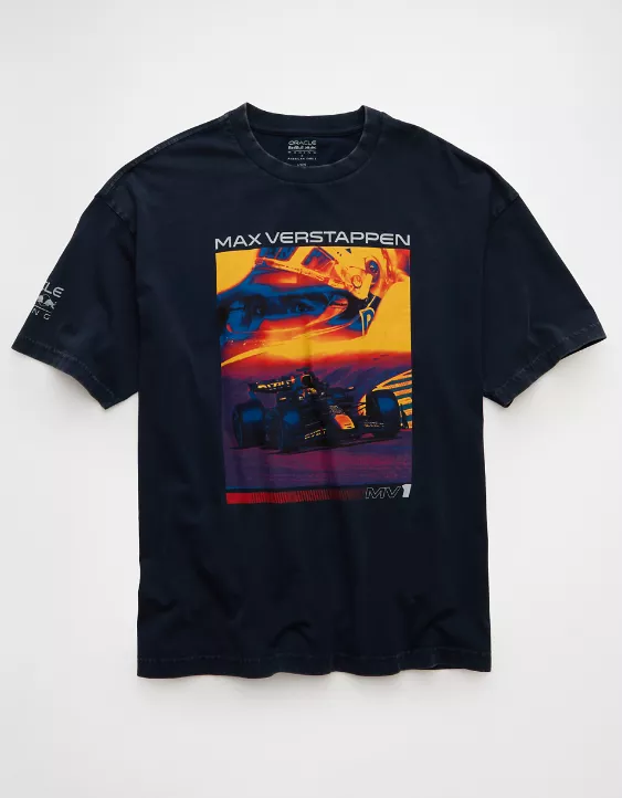 Oracle Red Bull Racing x AE Boxy Graphic T-Shirt - Image 3