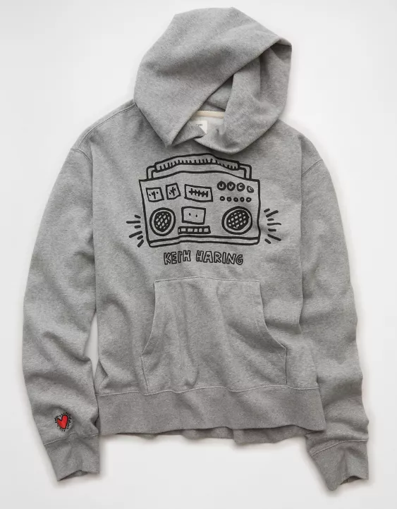 AE Keith Haring Graphic Hoodie - Image 3