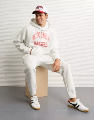AE 24/7 Wisconsin Badgers Graphic Hoodie