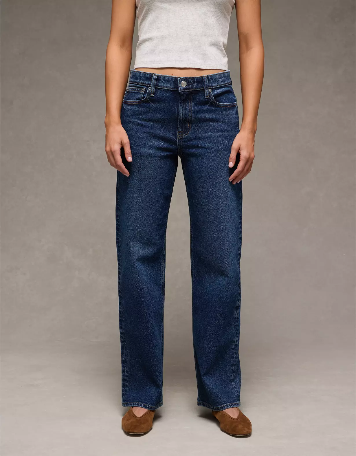 AE Stretch High-Waisted Stovepipe Jean