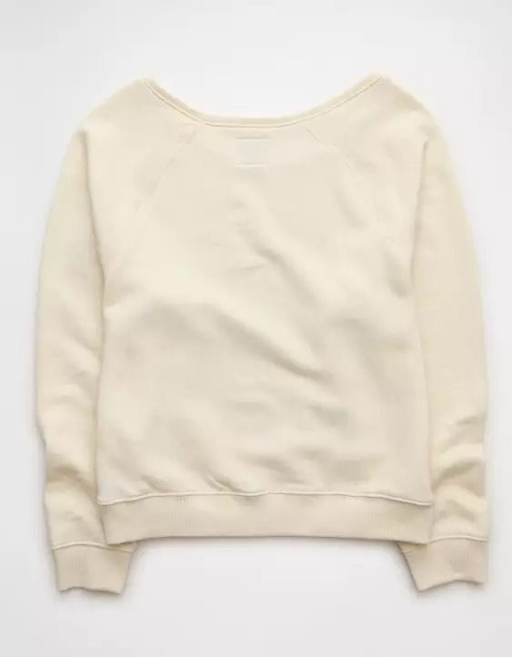 AE Penn State Nittany Lions Graphic Off The Shoulder Sweatshirt - Image 4