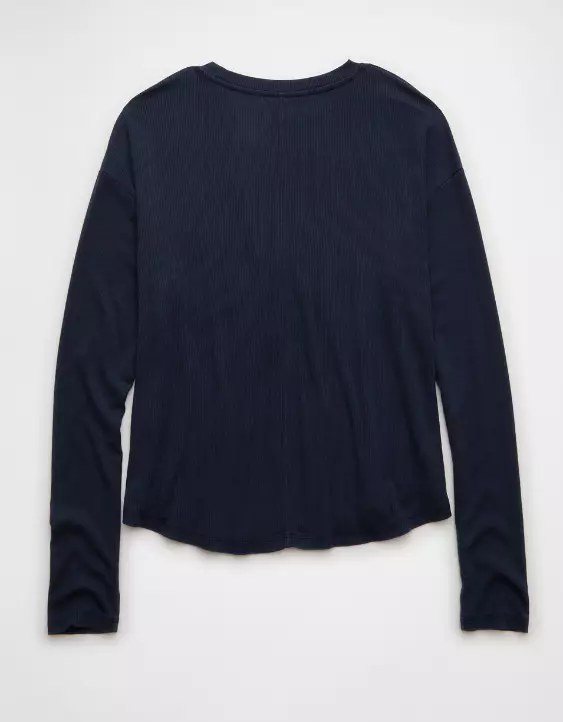 AE Soft & Sexy Long Sleeve Pocket T-Shirt - Image 4