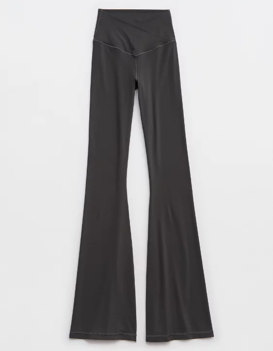 OFFLINE By Aerie Real Me High Waisted Crossover Flare Legging - Image 6