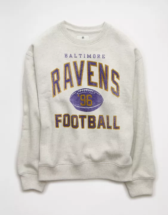 NFL Baltimore Ravens Graphic Relaxed Fit Sweatshirt - Image 3