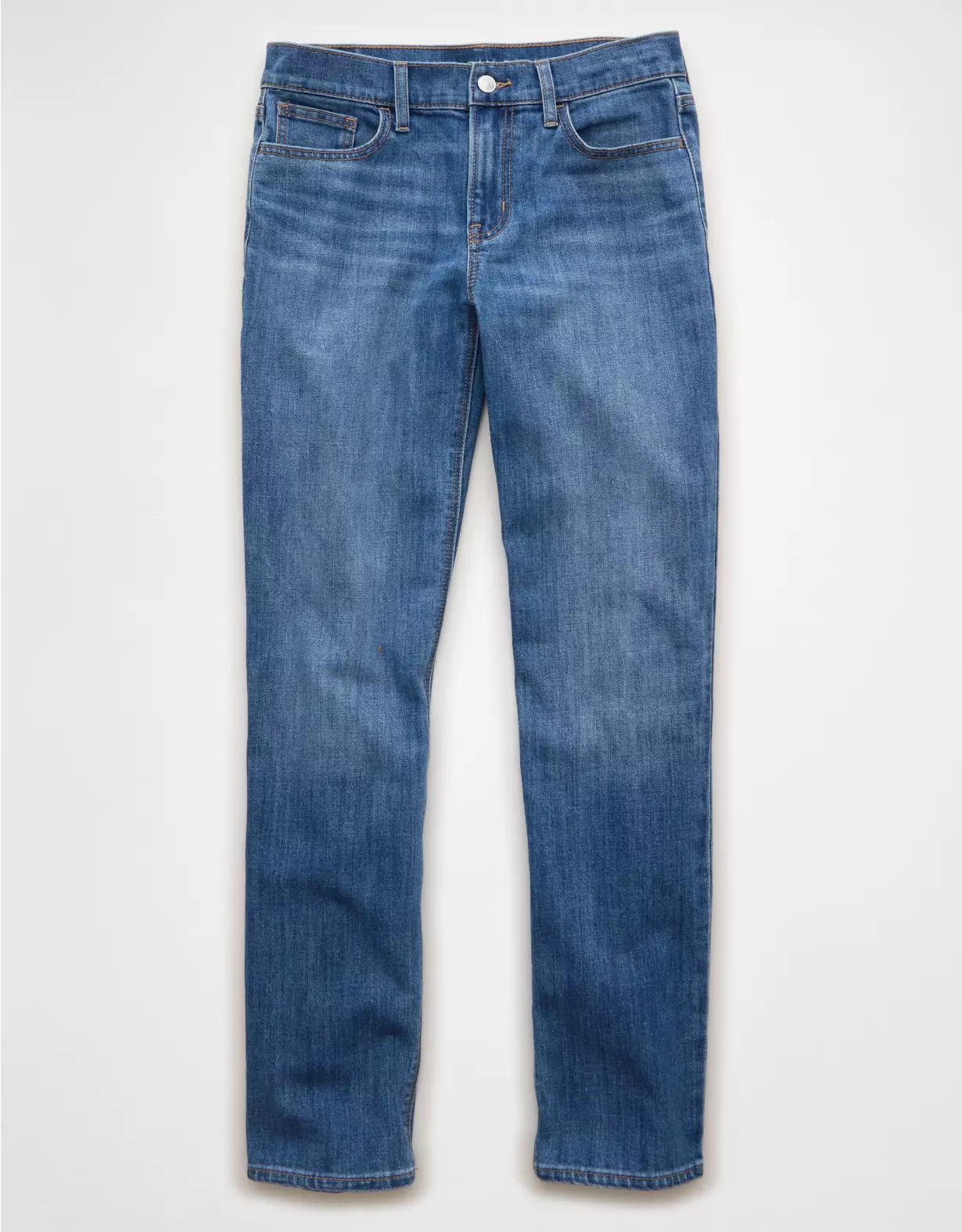 AE Stretch Super High-Waisted Straight Jean