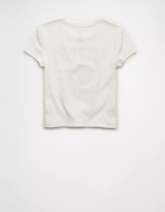 AE Notre Dame Fighting Irish Graphic Cropped Baby Tee - Image 4