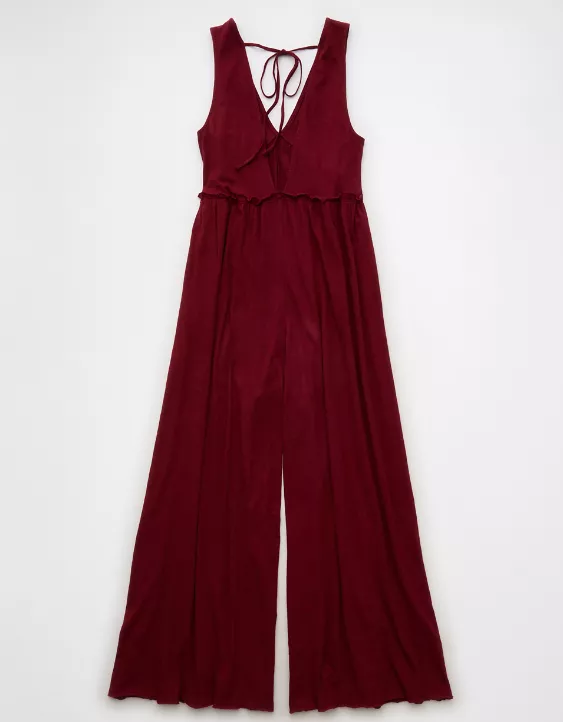 AE Sunchaser Knit V-Neck Jumpsuit - Image 4