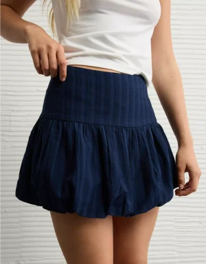 AE High-Waisted Smocked Bubble Skirt