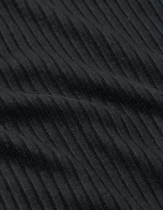 AE Long-Sleeve Waffle Plush Crew Neck Tee - Image 7