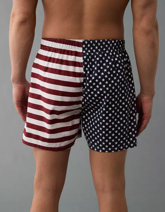 AEO Men's USA Stars & Stripes Stretch Boxer Short - Image 2