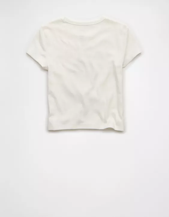 AE USC Trojans Graphic Cropped Baby Tee - Image 4