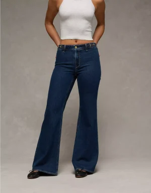 AE Stretch High-Waisted Flare Jean