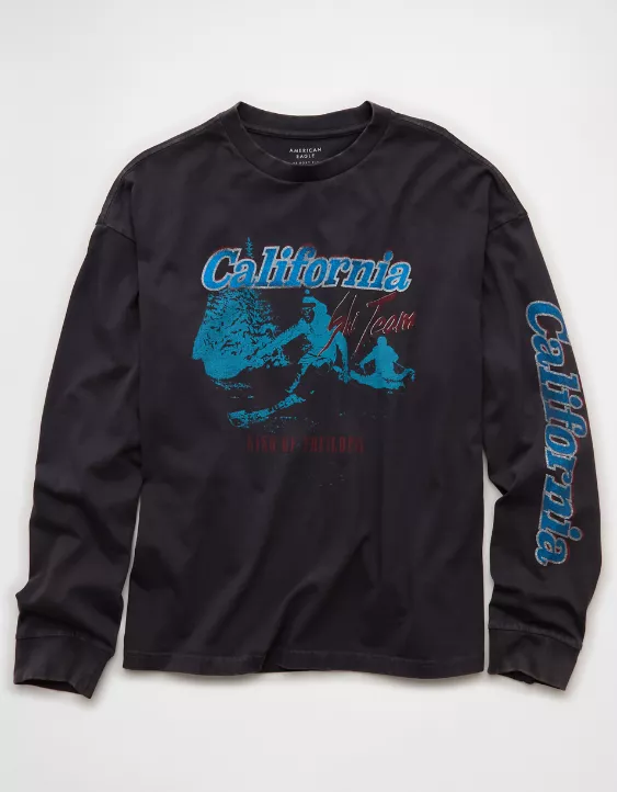 AE Boxy Long Sleeve Destination Graphic T-Shirt - Image 3