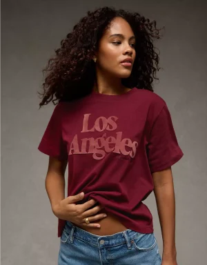 AE Los Angeles Velvet Graphic T-Shirt