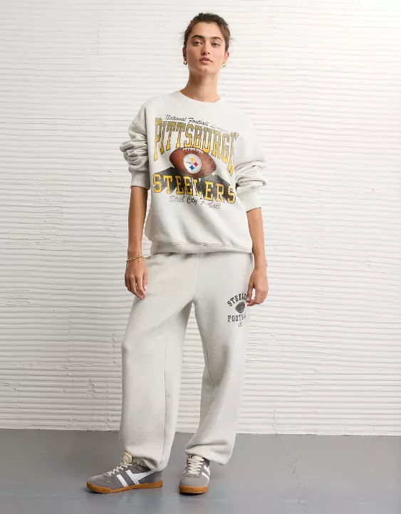 NFL Pittsburgh Steelers Graphic Relaxed Fit Sweatshirt - Image 5