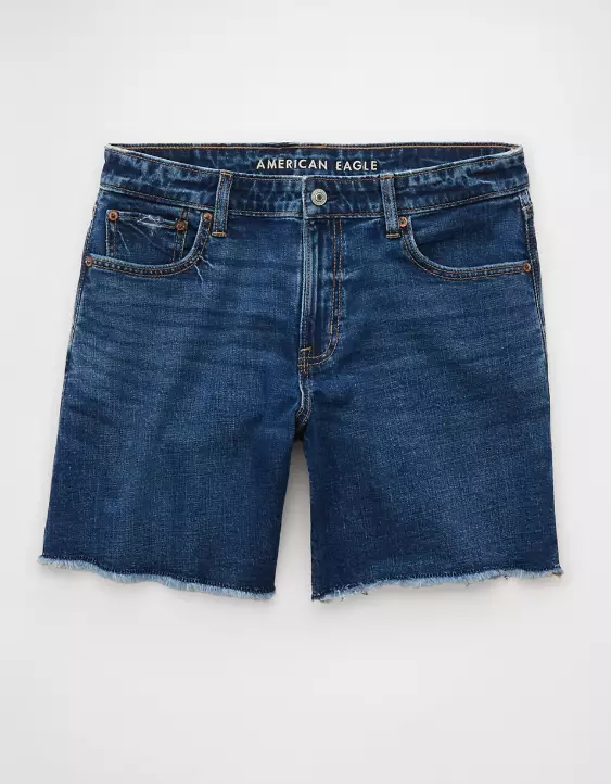 AE 8" Dreamy Drape Stretch Low-Rise Baggy Jort - Image 4