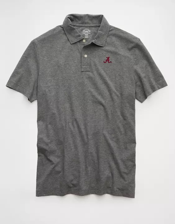 AE 24/7 Alabama Crimson Tide Graphic Club Polo Shirt - Image 3