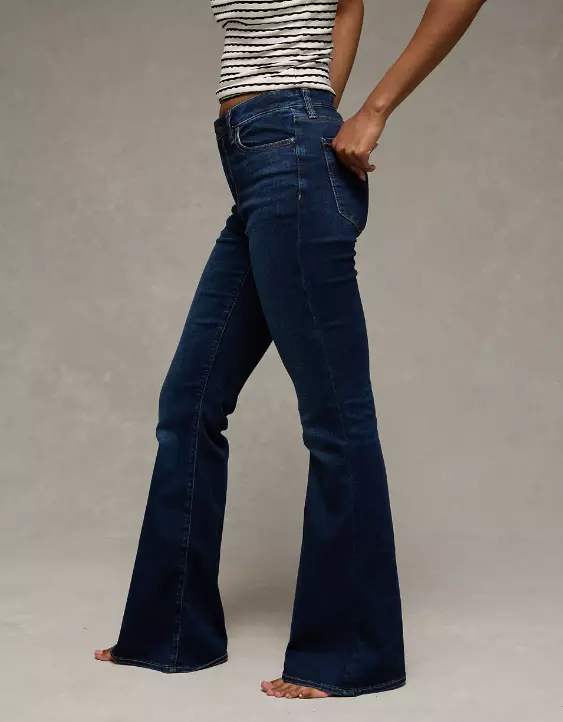 AE Next Level Super High-Waisted Flare Jean - Image 5