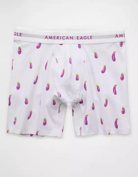 AEO Men's Eggplant 6" Classic Boxer Brief - Image 3