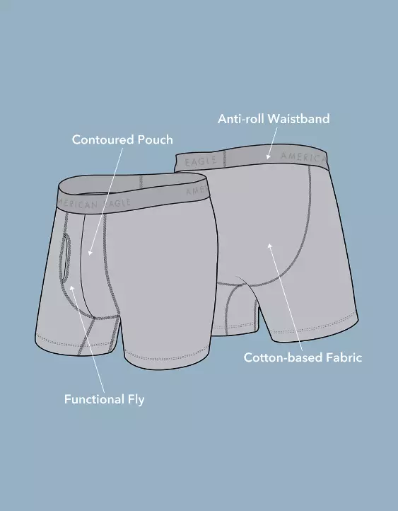 AEO Men's Striped 6" Classic Boxer Brief - Image 6