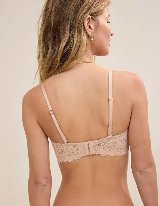 Show Off Rosey Lace Strapless Push Up Bra - Image 7