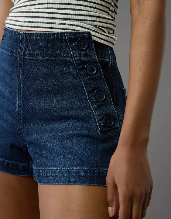 AE Stretch Denim Mom Short - Image 6