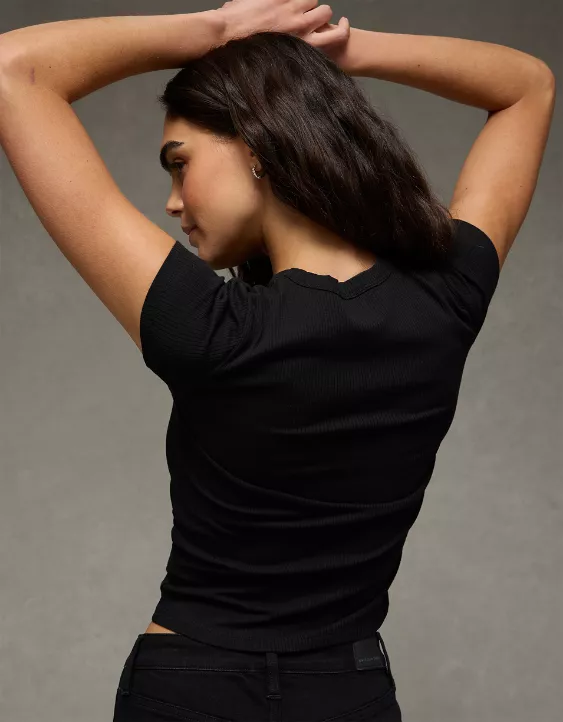 AE Charleston Graphic Hey Baby Tee - Image 2