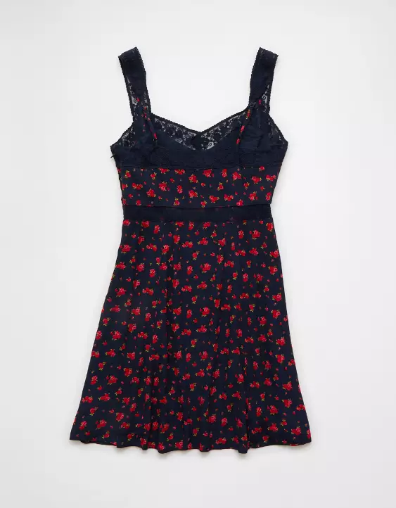 AE Lace Slip Mini Dress - Image 4