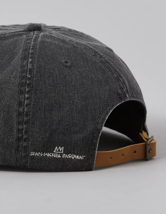 AE Embroidered Basquiat Dad Baseball Hat - Image 4