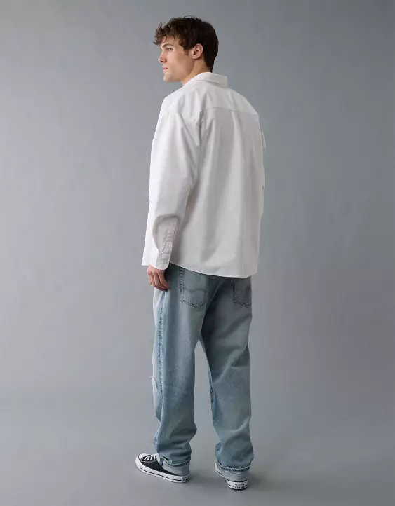 AE Everyday Relaxed Oxford Button-Up Shirt - Image 2