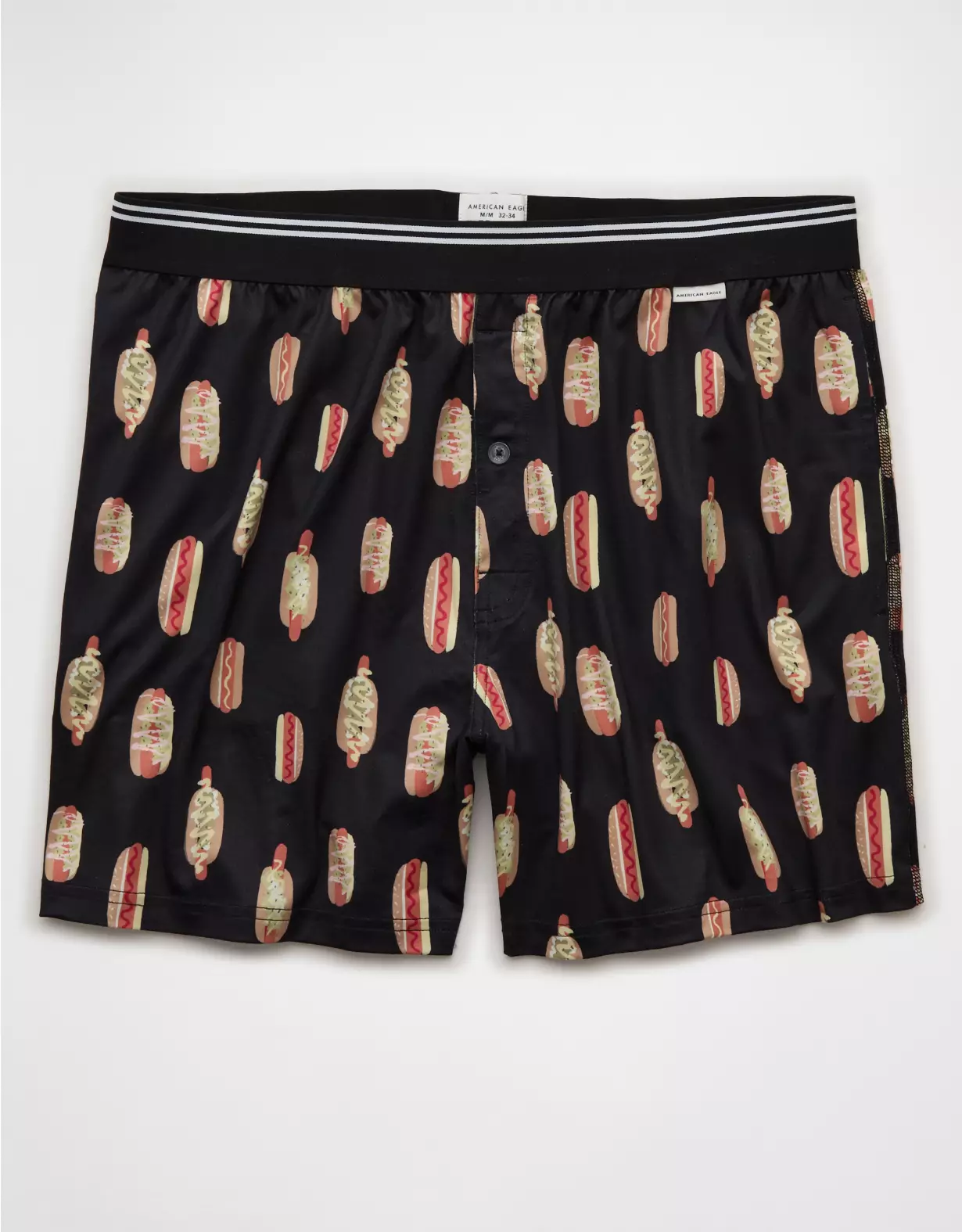 AE Men's Hot Dogs Ultra Soft Pocket Boxer Short
