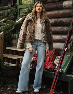 AE Stretch High-Waisted Flare Jean